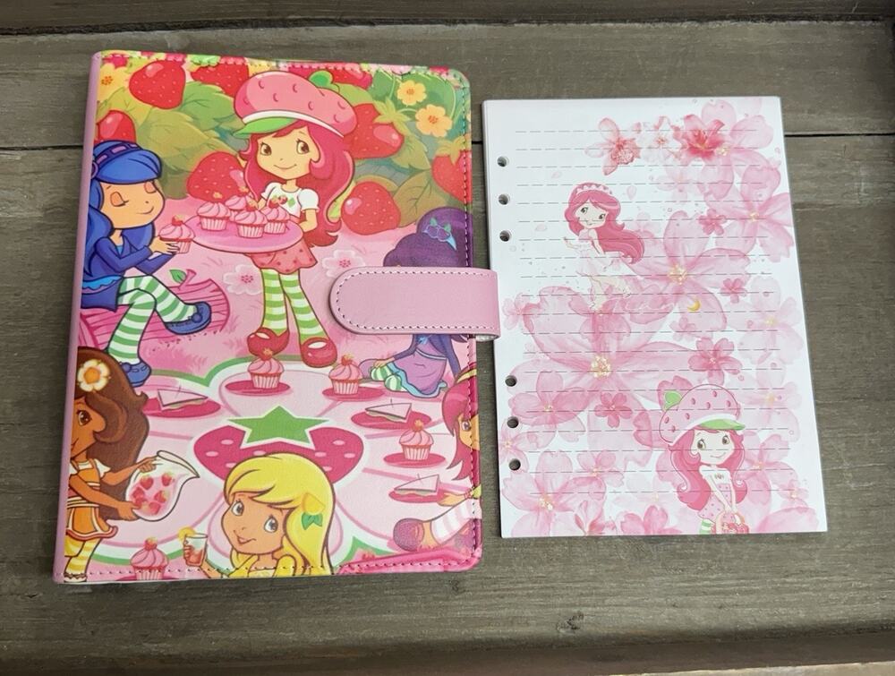 Strawberry Shortcake A5 Binder w/ matching paper
